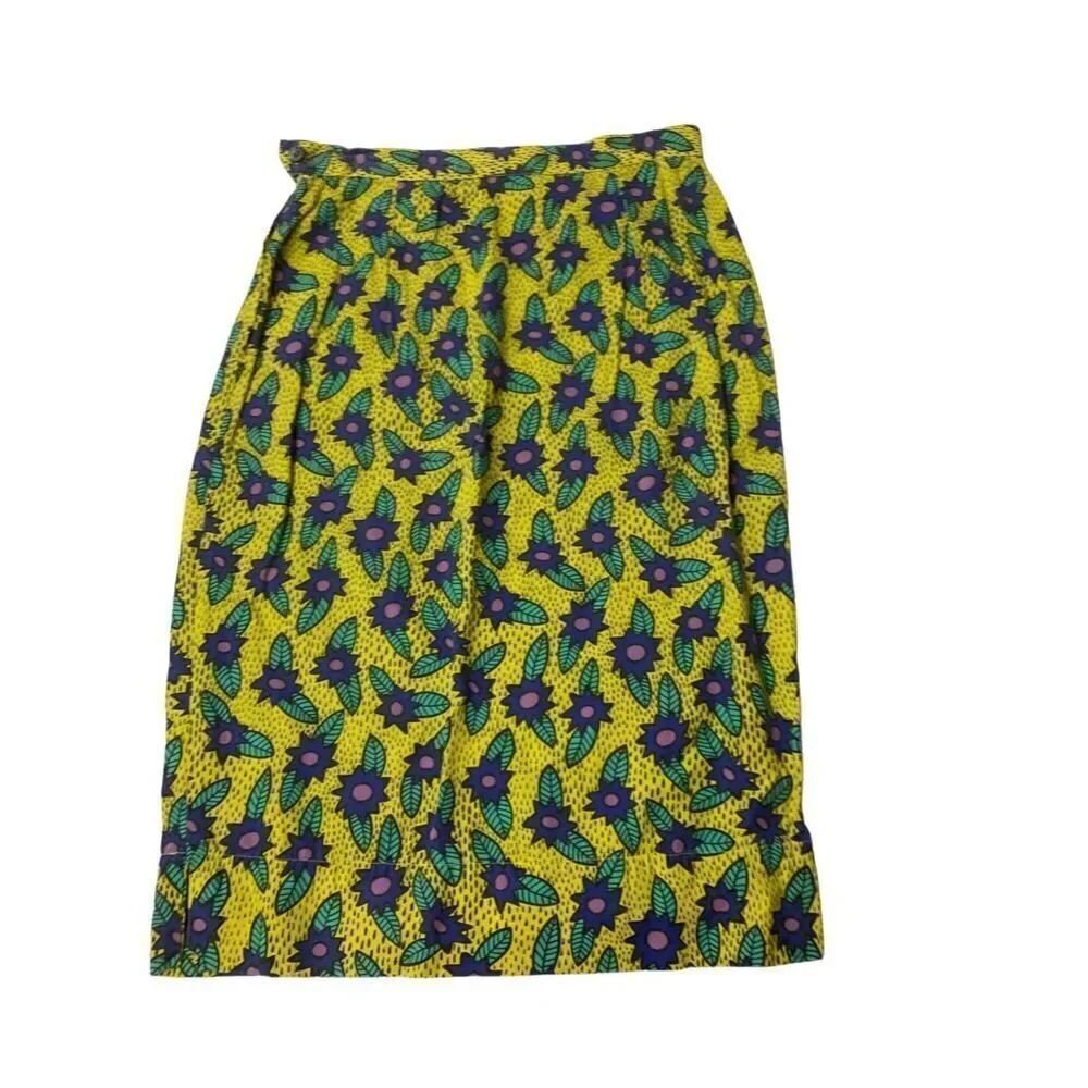 Vintage Floral Patterned Skirt